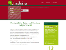 Tablet Screenshot of casaruralurederra.com